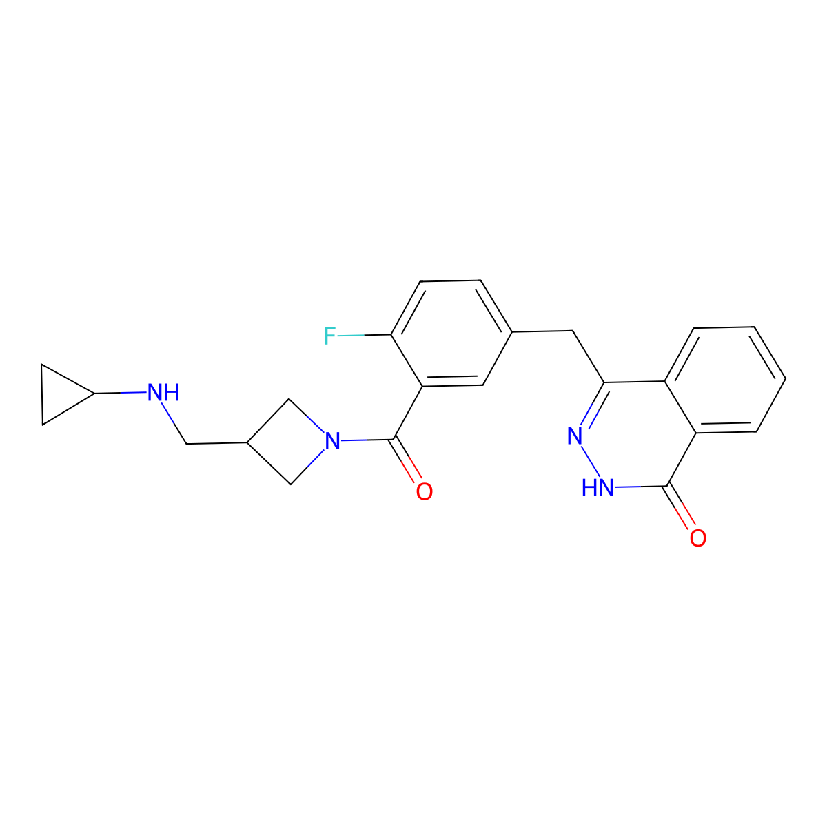 Venadaparib molecular structure, CAS 1681017-83-3
