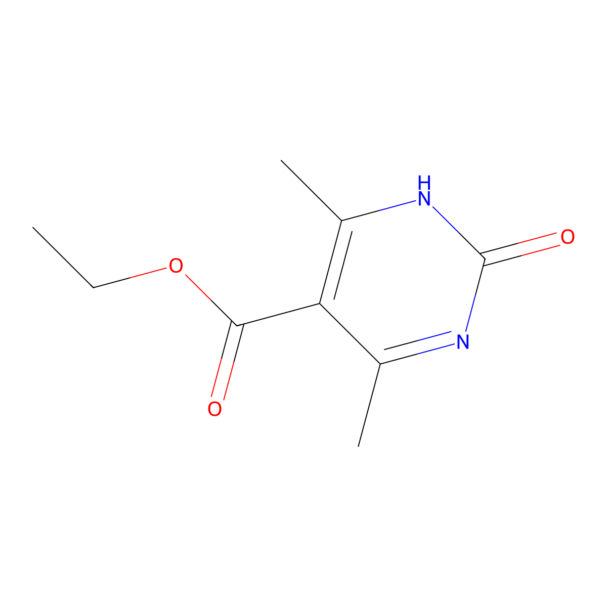 Ethyl 2-hydroxy-4,6-dimethylpyrimidine-5-carboxylate molecular structure, CAS 168130-75-4
