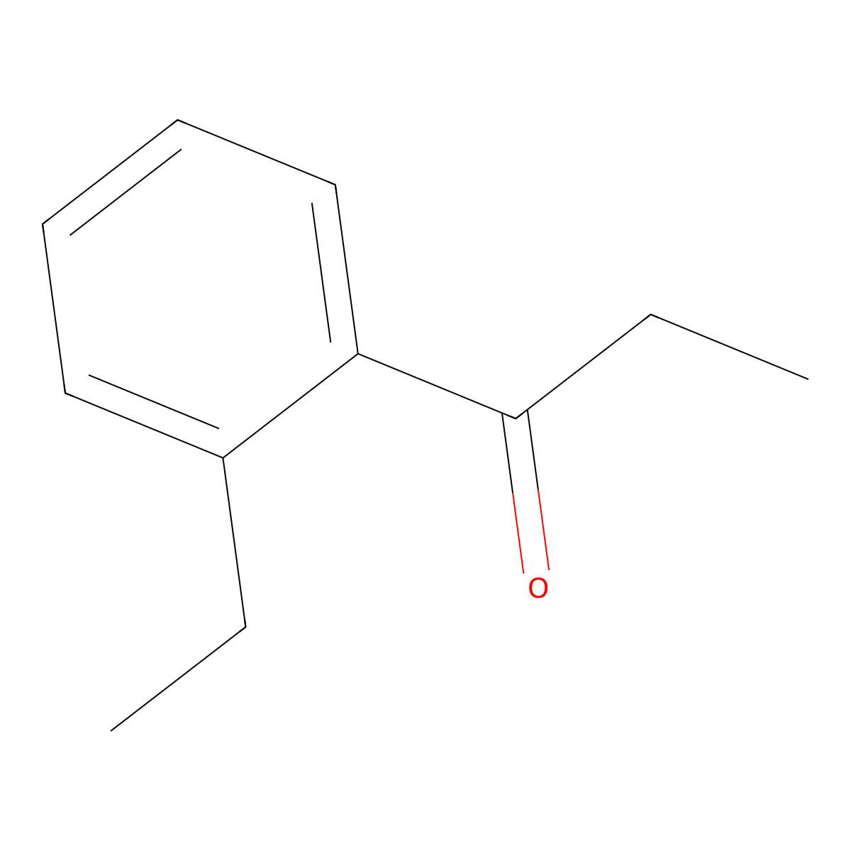 2'-Ethylpropiophenone molecular structure, CAS 16819-79-7