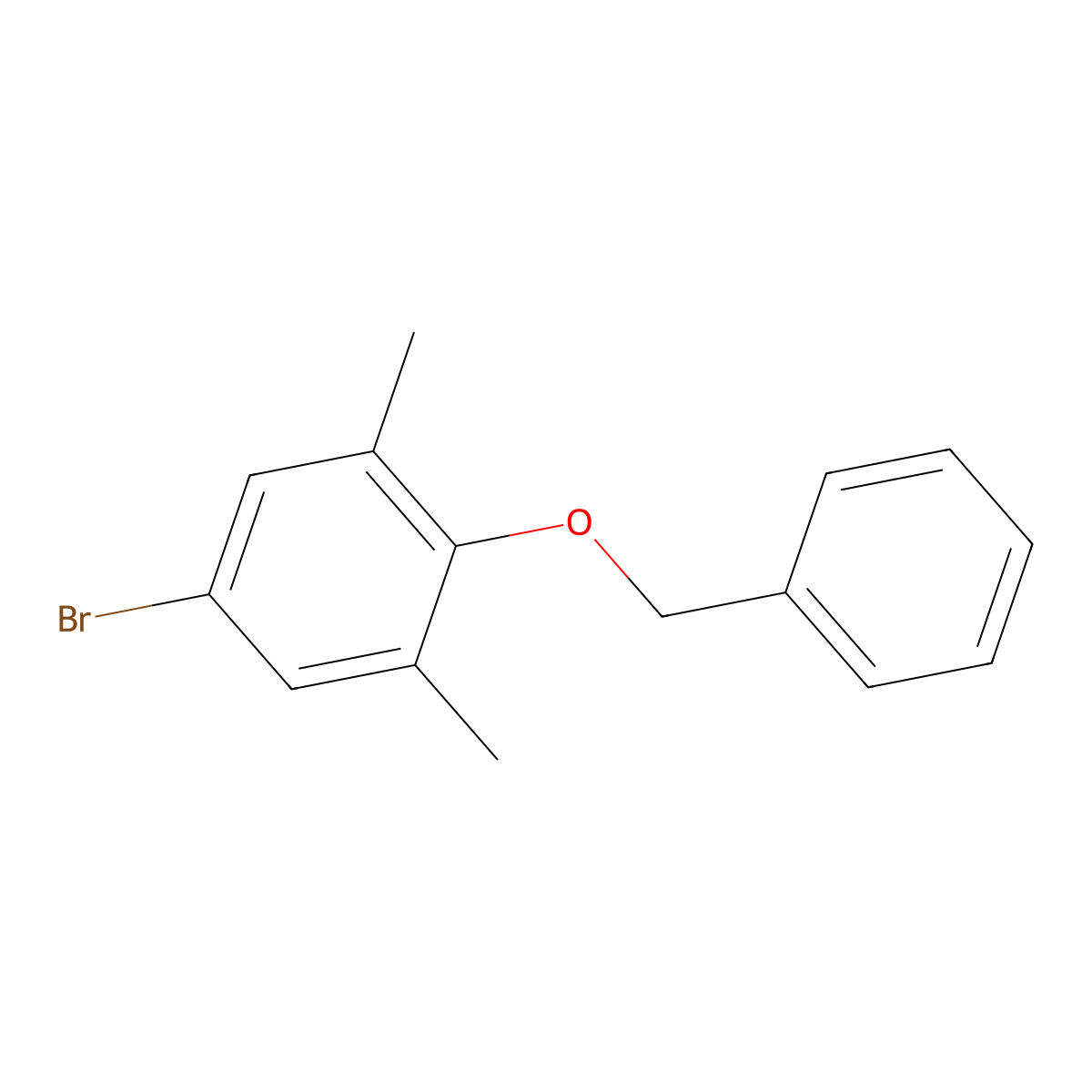 2-(Benzyloxy)-5-bromo-1,3-dimethylbenzene molecular structure, CAS 168196-87-0