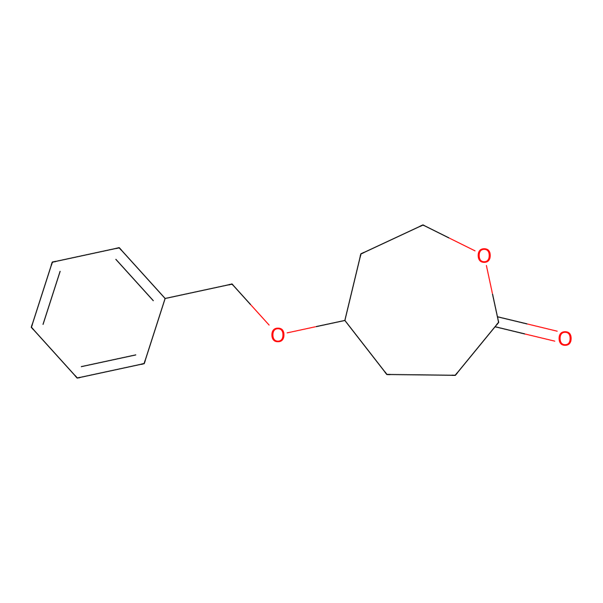 5-(Benzyloxy)oxepan-2-one molecular structure, CAS 168208-62-6