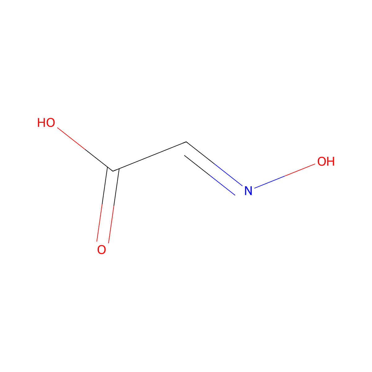 2-hydroxyiminoacetic Acid molecular structure, CAS 168208-95-5