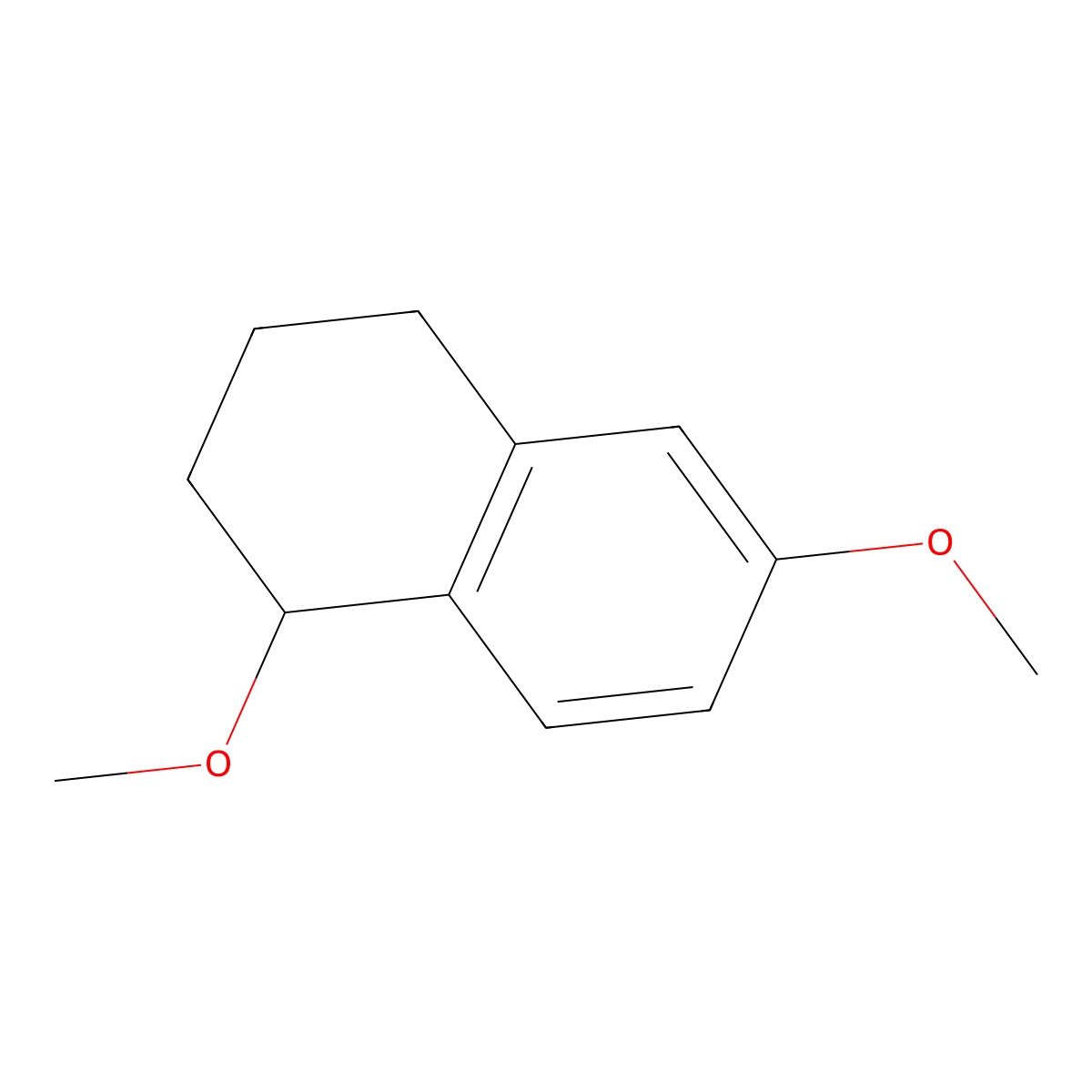 1,6-Dimethoxy-tetralin molecular structure, CAS 16821-24-2