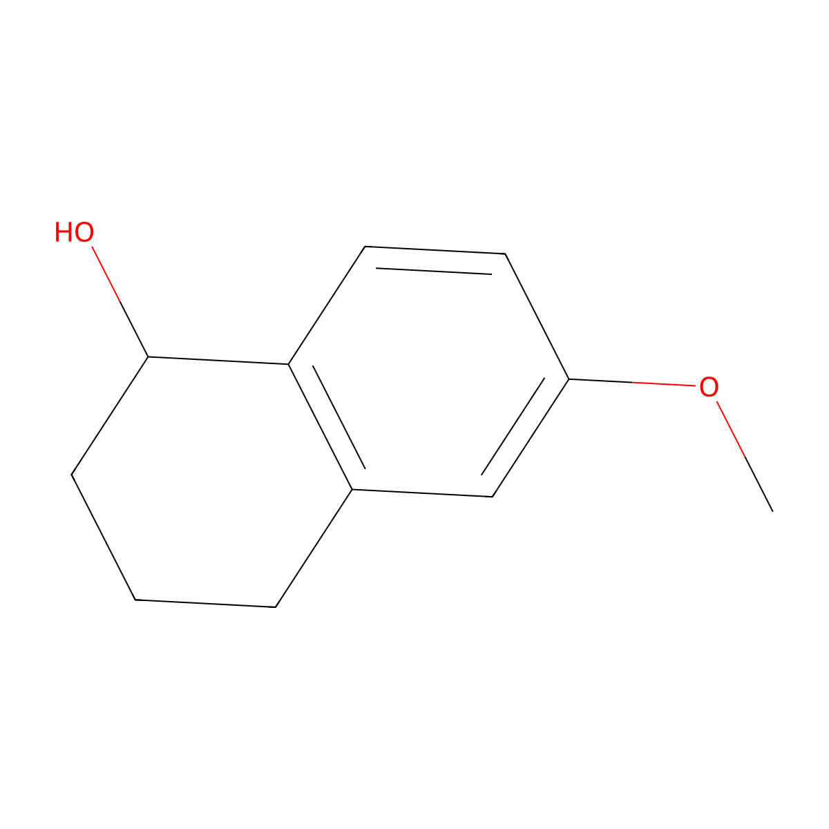 6-Methoxy-1,2,3,4-tetrahydronaphthalen-1-ol molecular structure, CAS 16821-32-2