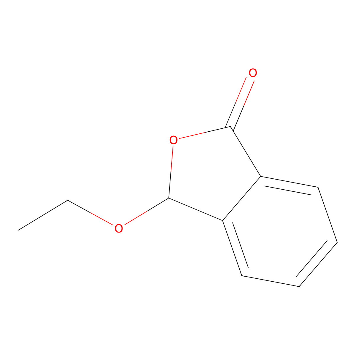 Phthalide, 3-ethoxy- molecular structure, CAS 16824-02-5