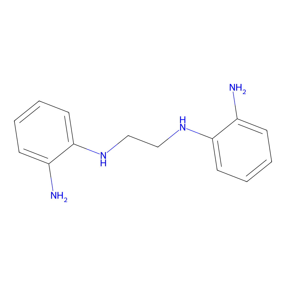 N~1~,N~1'~-(Ethane-1,2-diyl)di(benzene-1,2-diamine) molecular structure, CAS 16825-43-7