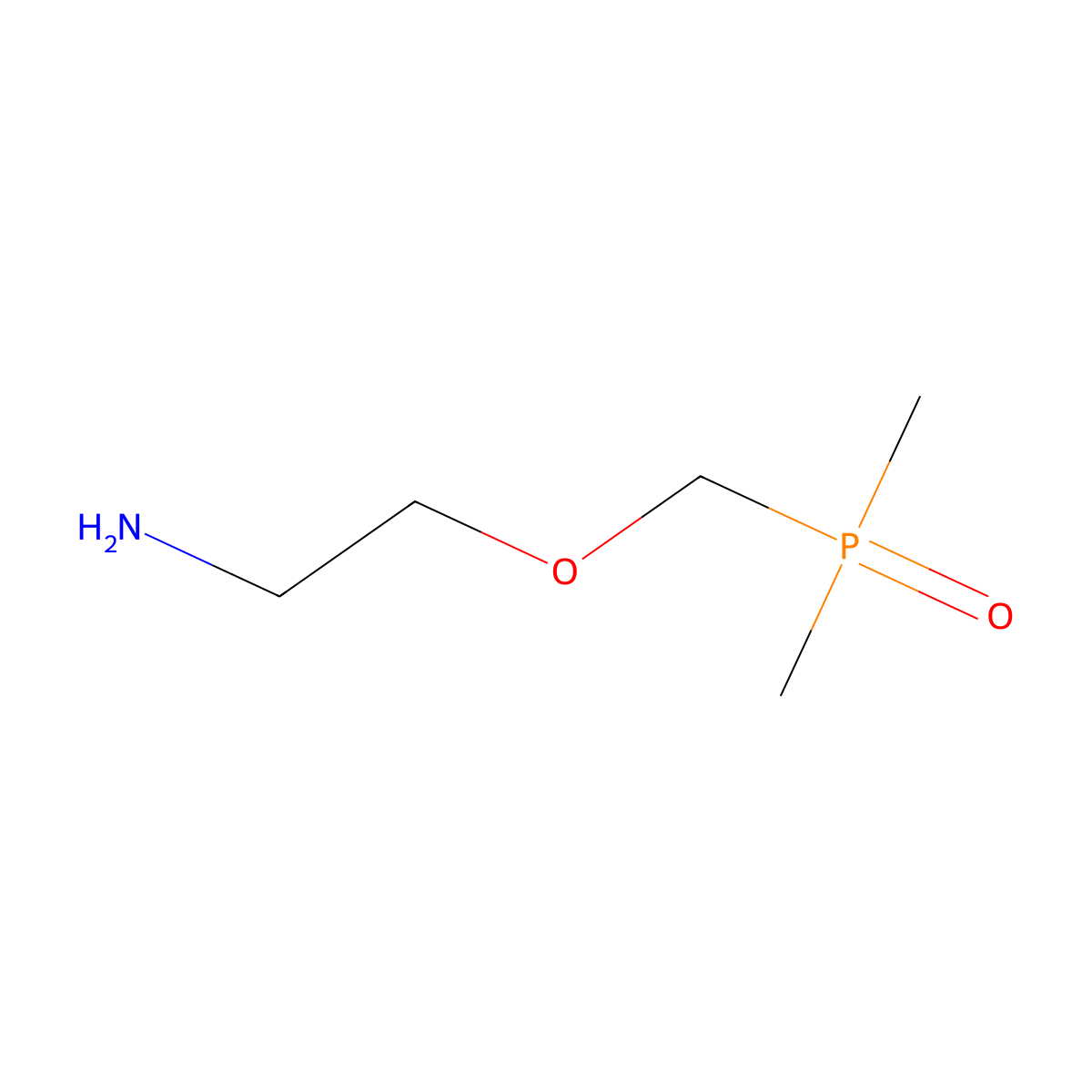 2-[(Dimethylphosphoryl)methoxy]ethan-1-amine molecular structure, CAS 168284-75-1
