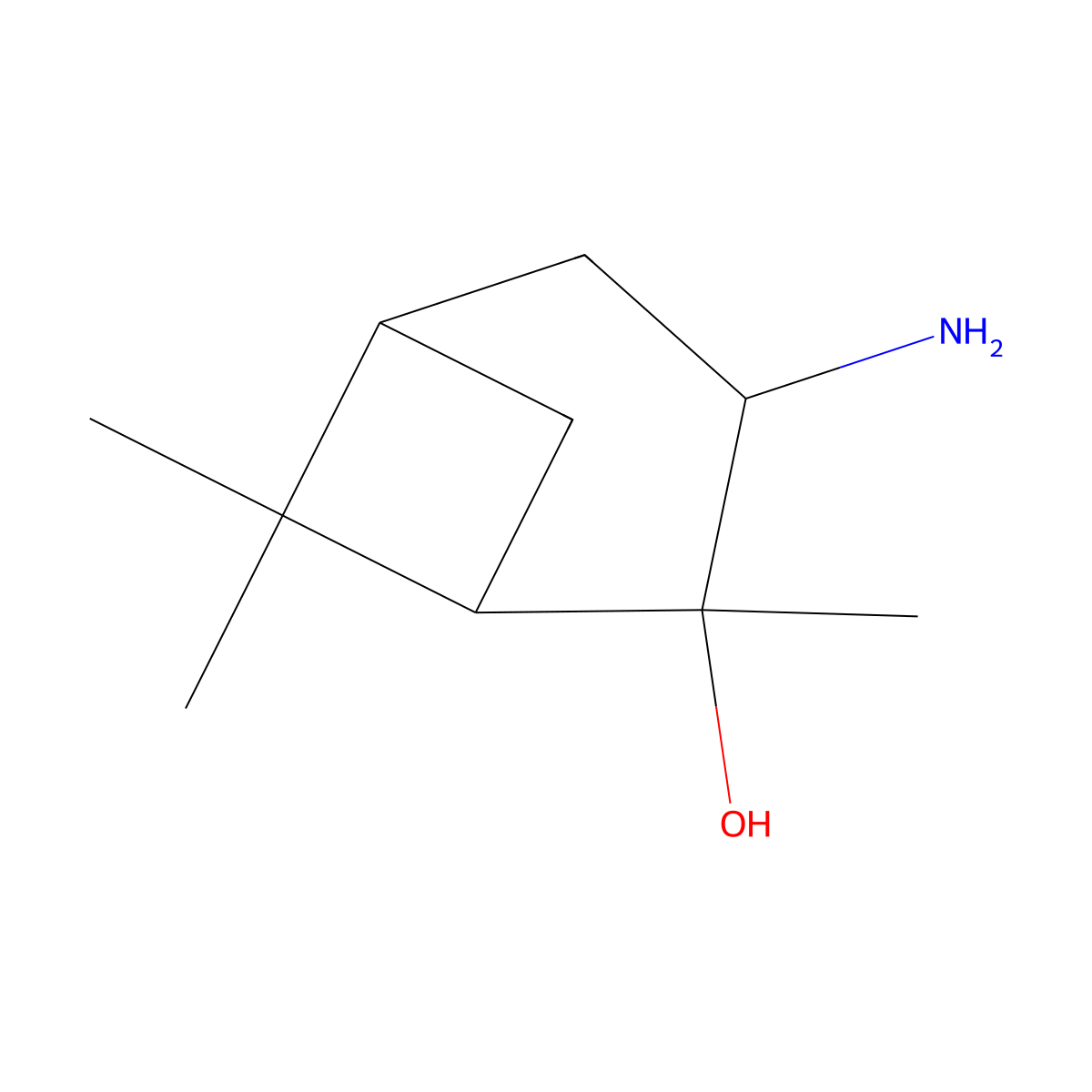 (1R,2R,3S,5R)-3-Amino-2,6,6-trimethylbicyclo[3.1.1]heptan-2-OL molecular structure, CAS 168286-10-0