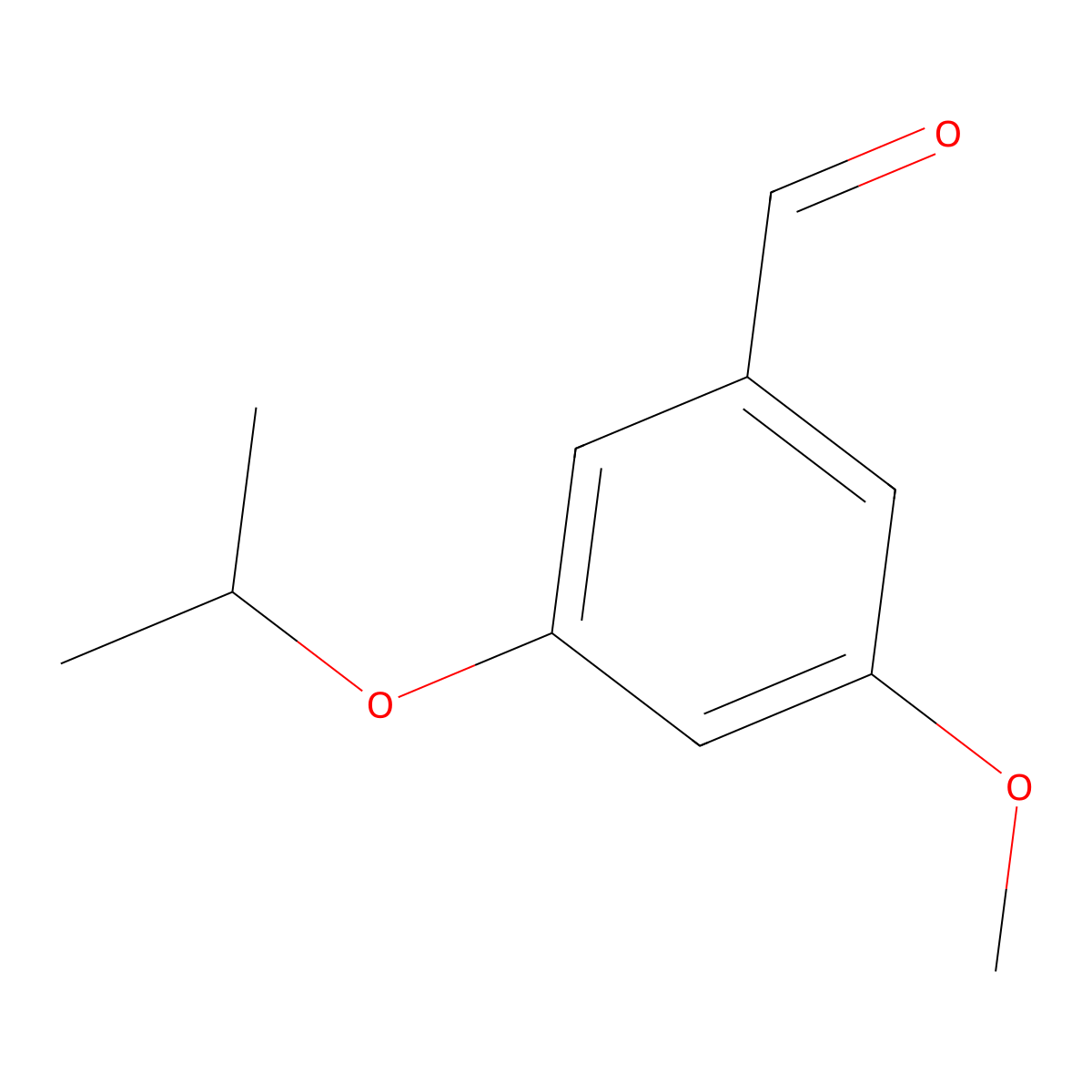 3-Isopropoxy-5-methoxybenzaldehyde molecular structure, CAS 168292-15-7