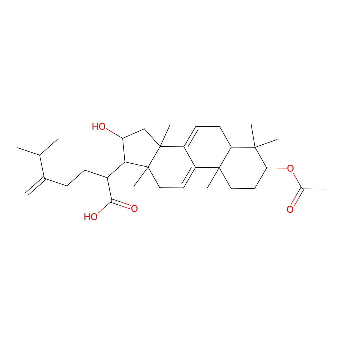 3-Epidehydropachymic Acid molecular structure, CAS 168293-15-0