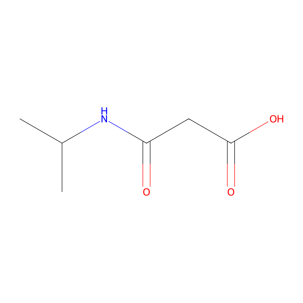 3-(Isopropylamino)-3-oxopropanoic acid molecular structure, CAS 168294-83-5