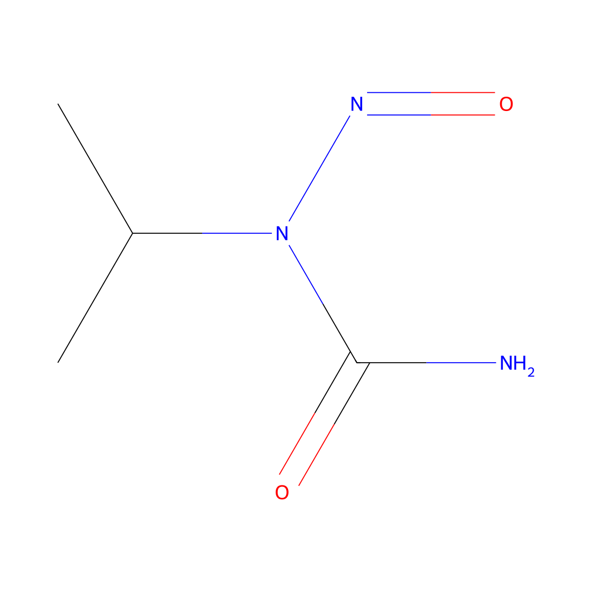 Urea, 1-isopropyl-1-nitroso- molecular structure, CAS 16830-14-1