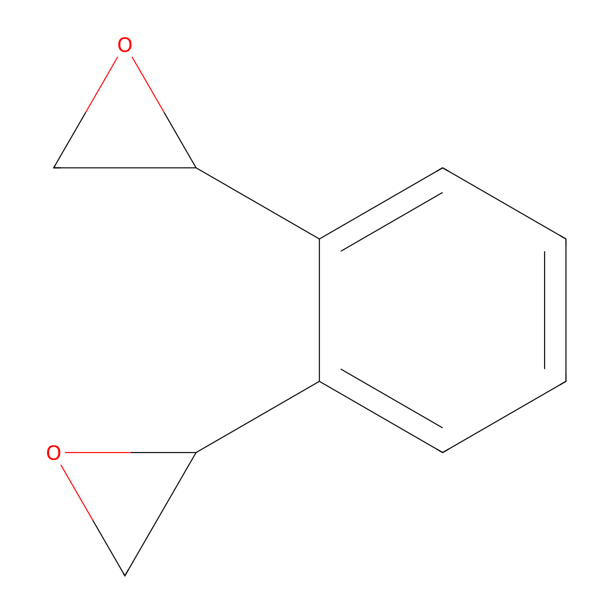 o-Bis(epoxyethyl)benzene molecular structure, CAS 16832-59-0