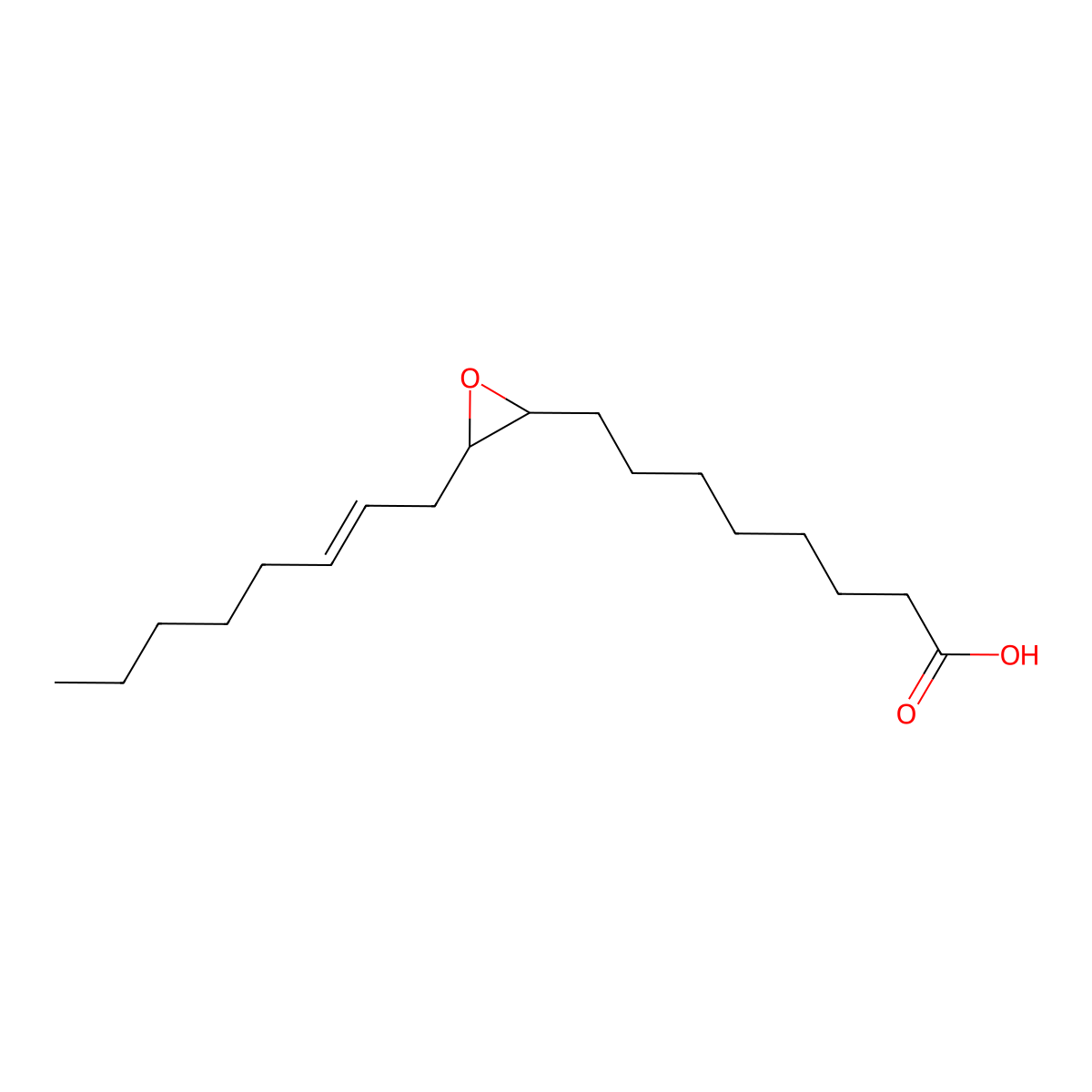 Coronaric acid molecular structure, CAS 16833-56-0