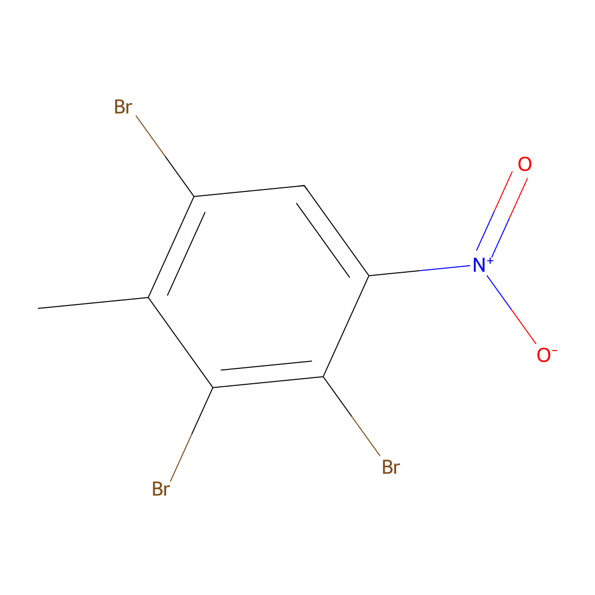 1,3,4-TRibromo-2-methyl-5-nitrobenzene molecular structure, CAS 1683552-30-8