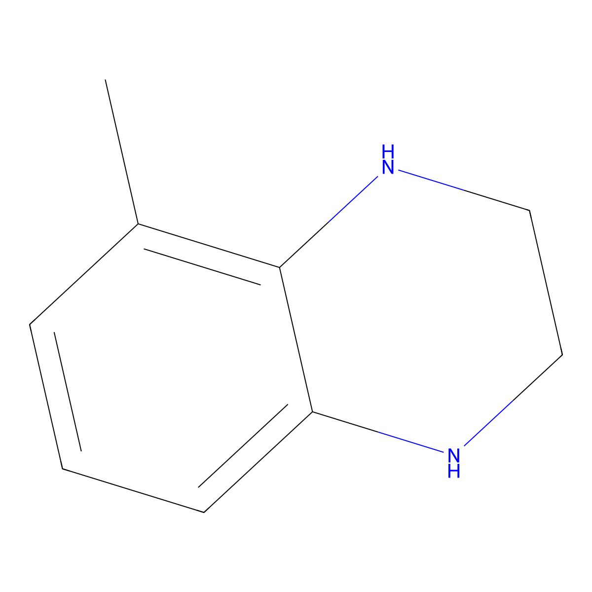 5-Methyl-1,2,3,4-tetrahydroquinoxaline molecular structure, CAS 168409-55-0