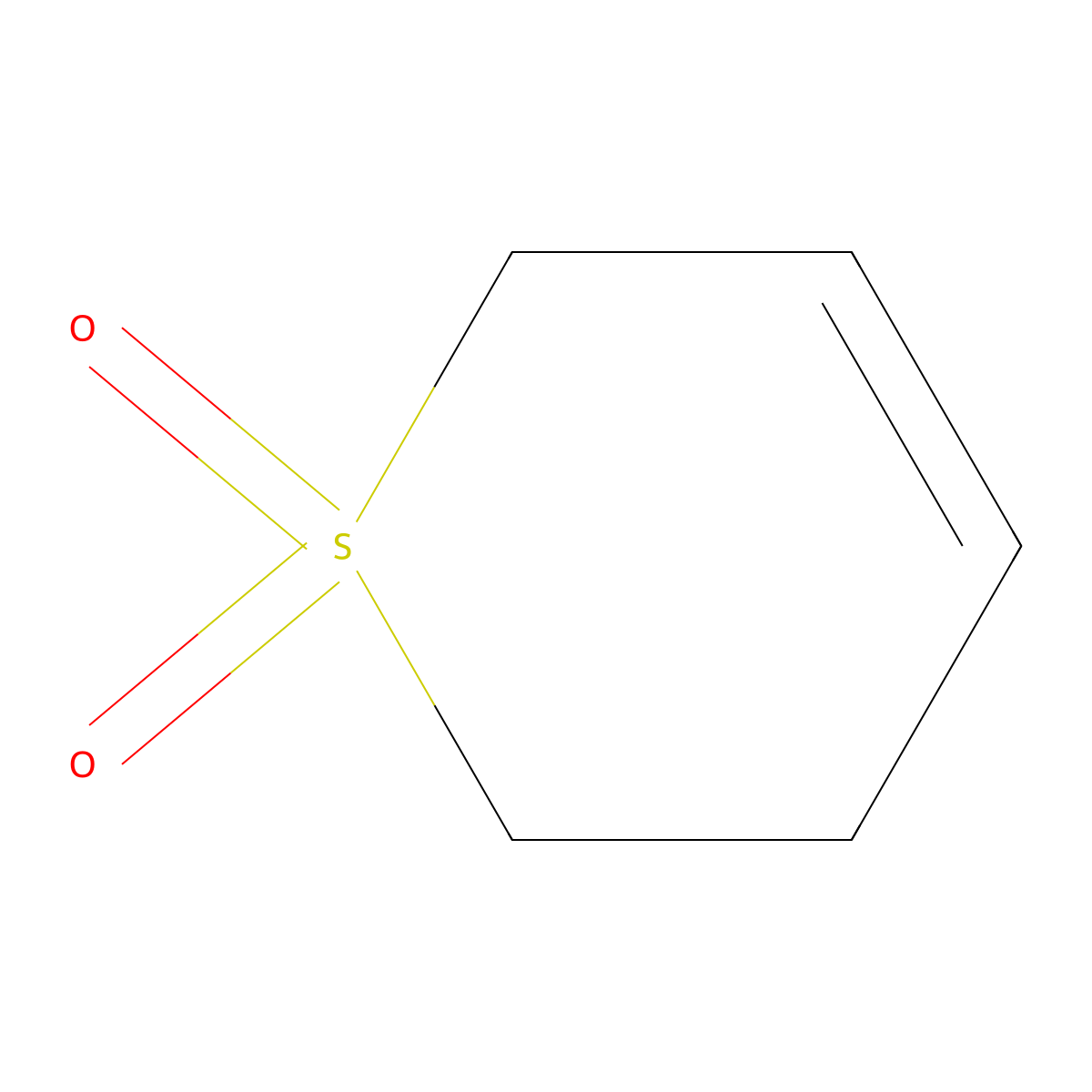 Thiacyclohex-3-ene, 1,1-dioxide molecular structure, CAS 16841-46-6