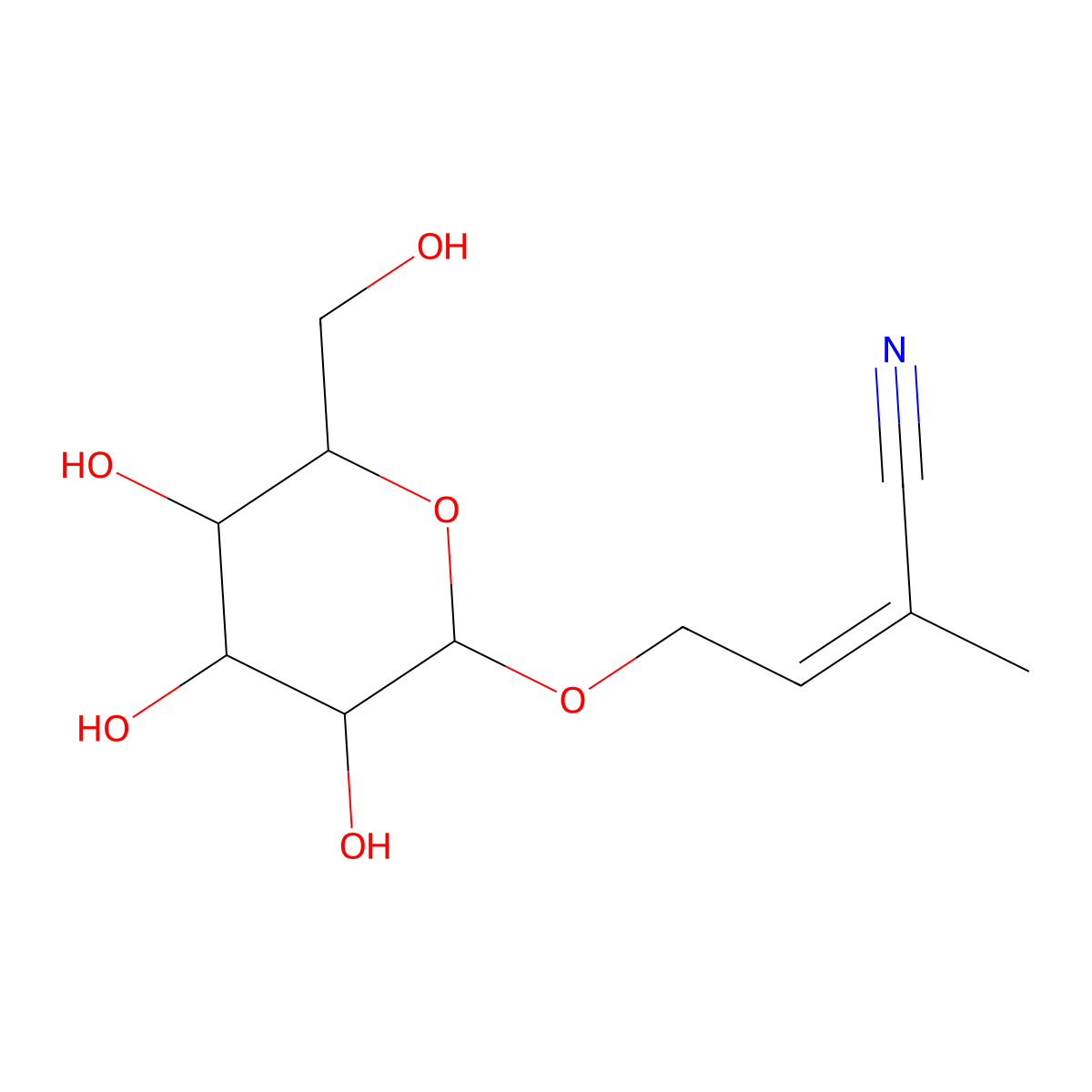 Rhodiocyanoside A molecular structure, CAS 168433-86-1