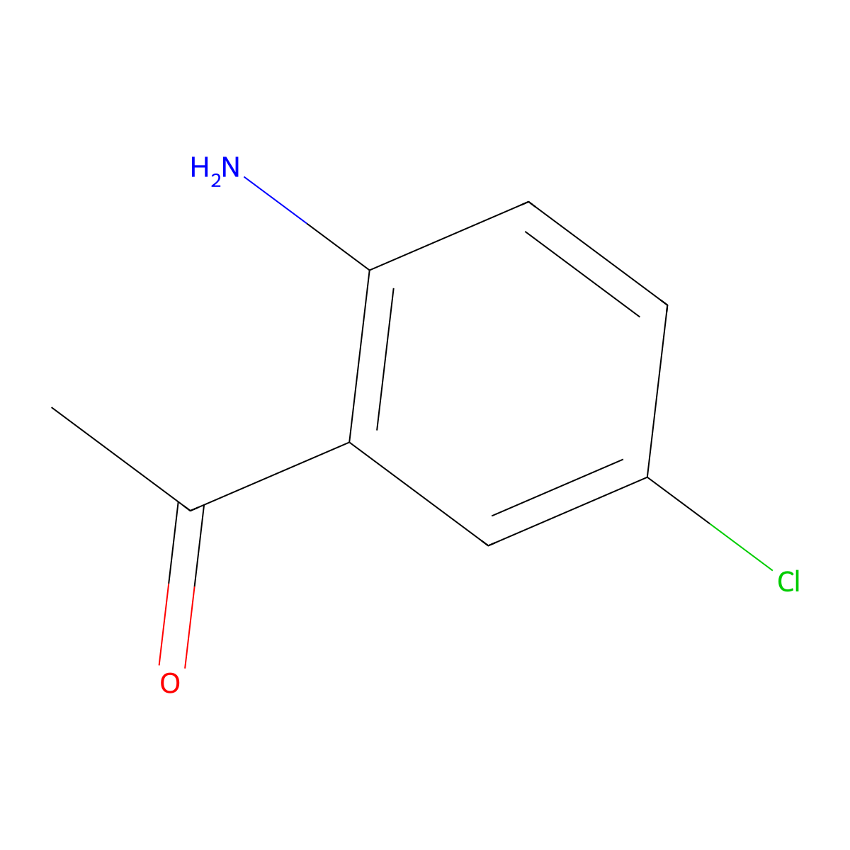 1-(2-Amino-5-chlorophenyl)ethanone molecular structure, CAS 1685-19-4
