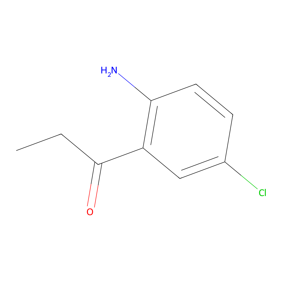 1-(2-Amino-5-chlorophenyl)propan-1-one molecular structure, CAS 1685-20-7