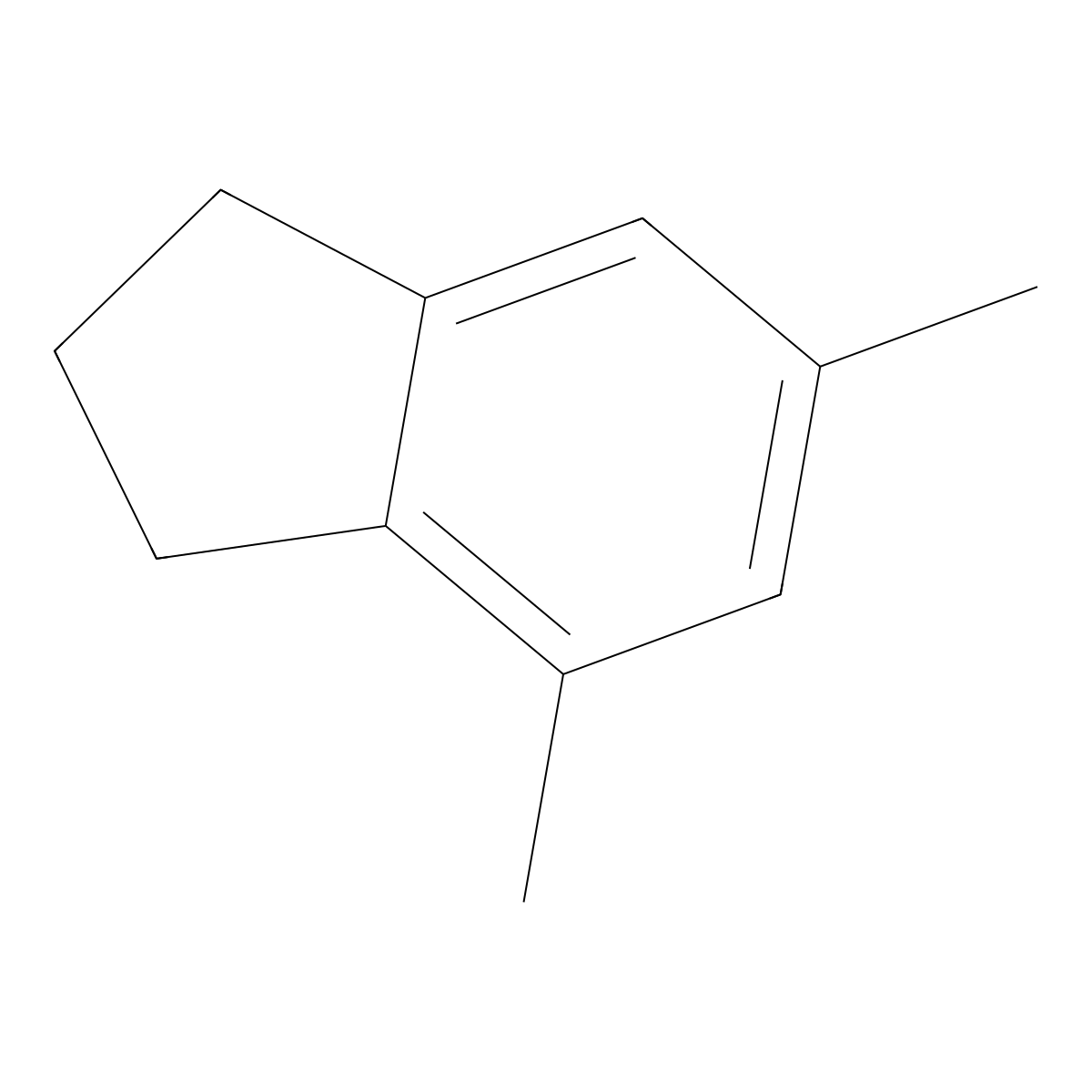 4,6-Dimethylindan molecular structure, CAS 1685-82-1