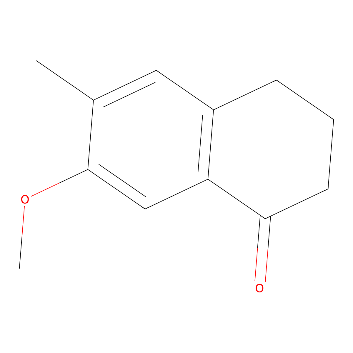 7-methoxy-6-methyl-3,4-dihydronaphthalen-1(2H)-one molecular structure, CAS 1685-84-3