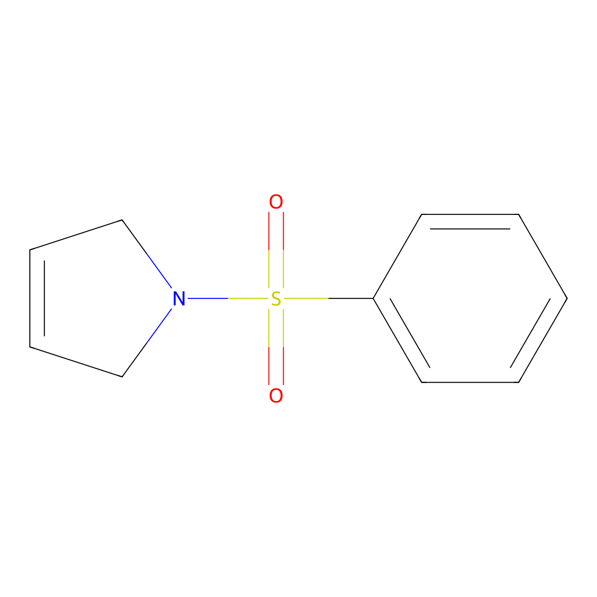 1-(Phenylsulfonyl)-2,5-dihydro-1h-pyrrole molecular structure, CAS 16851-71-1