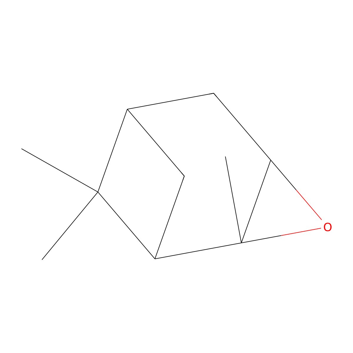 alpha-Pinene oxide molecular structure, CAS 1686-14-2
