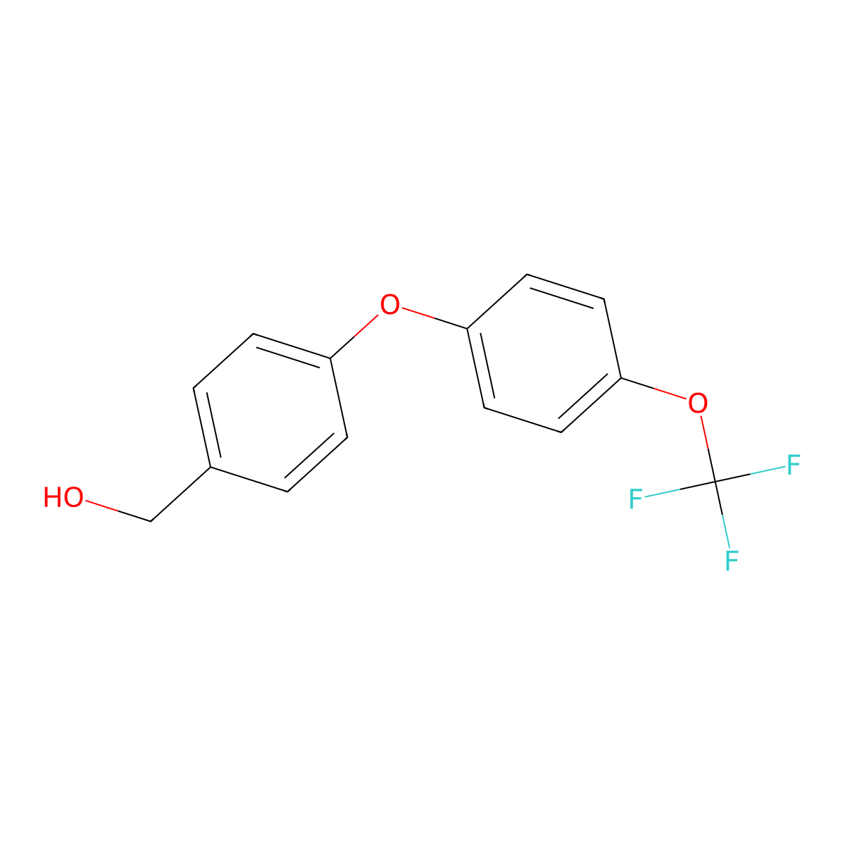 (4-(4-(Trifluoromethoxy)phenoxy)phenyl)methanol molecular structure, CAS 1686102-84-0
