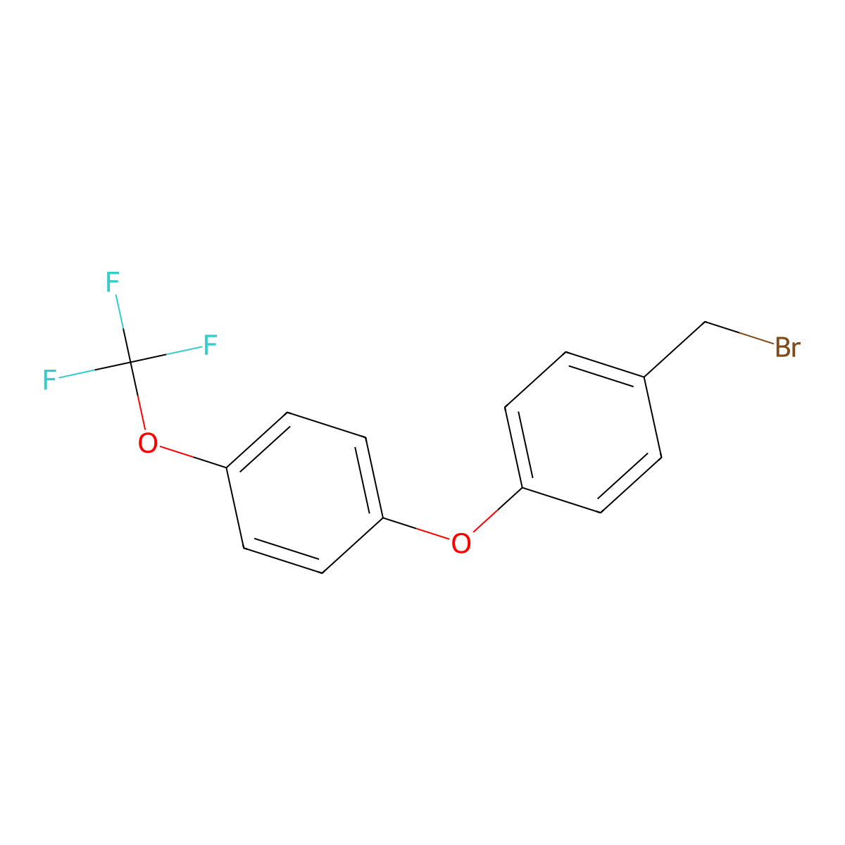 1-(Bromomethyl)-4-(4-(trifluoromethoxy)phenoxy)benzene molecular structure, CAS 1686102-86-2