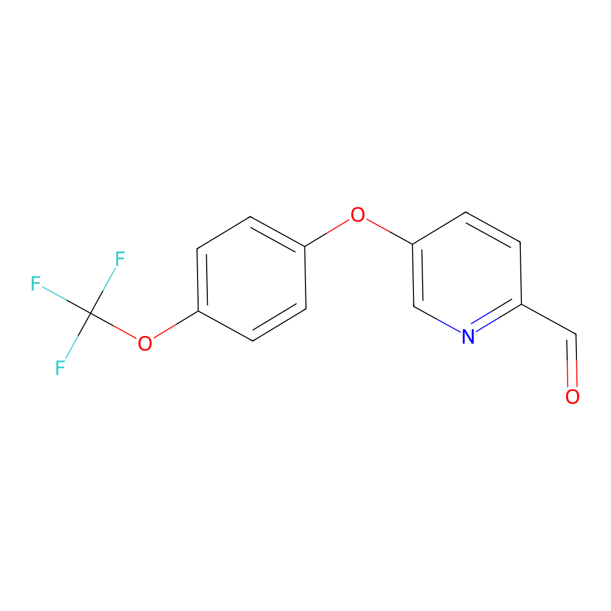 5-(4-(Trifluoromethoxy)phenoxy)picolinaldehyde molecular structure, CAS 1686102-88-4