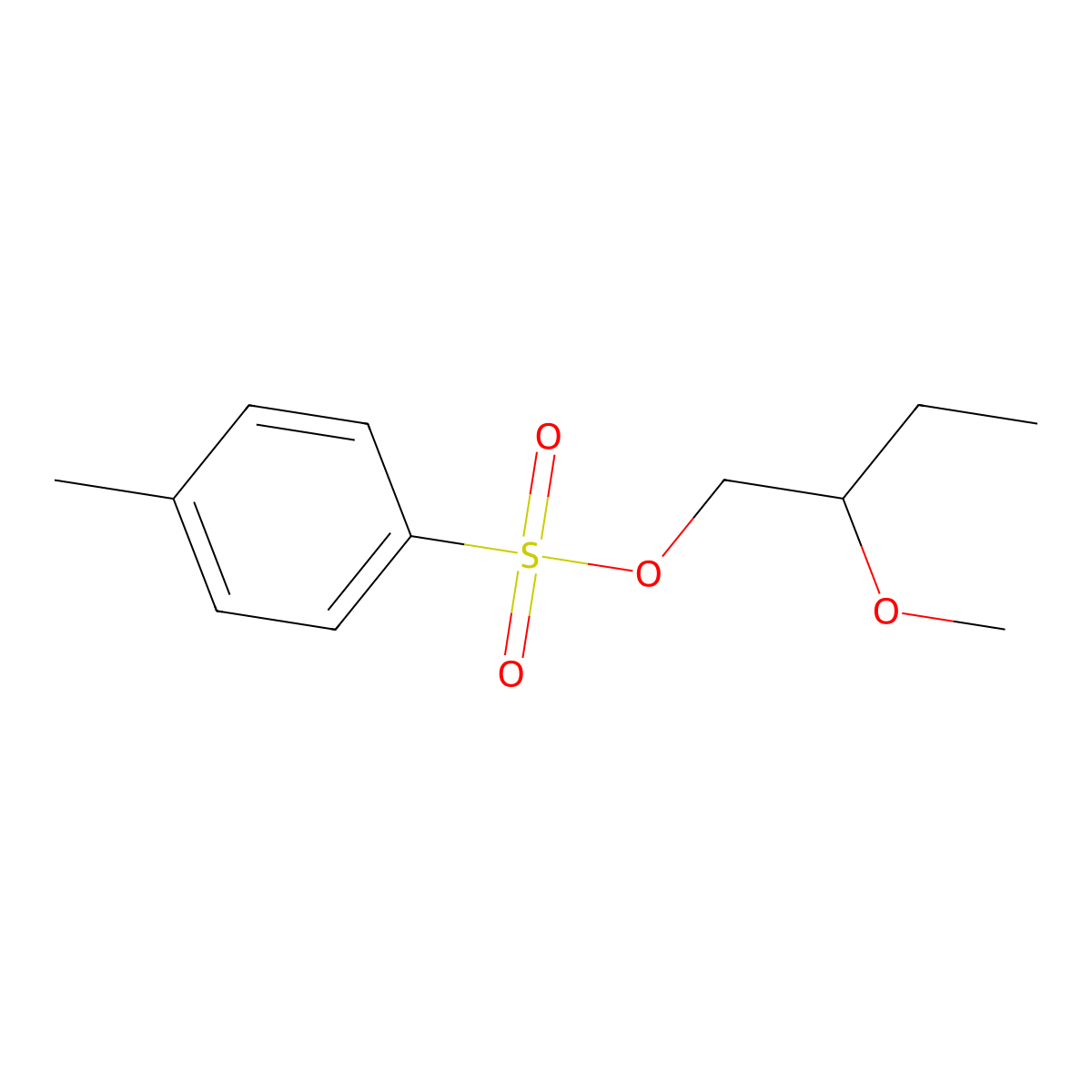 2-Methoxybutyl 4-methylbenzene-1-sulfonate molecular structure, CAS 1686109-49-8