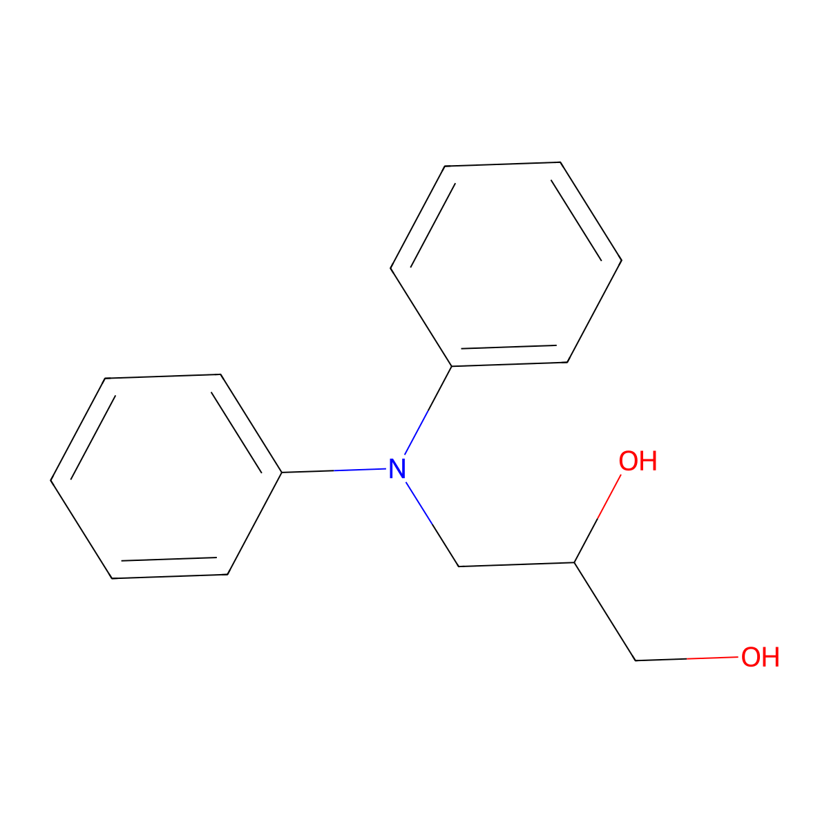 3-(Diphenylamino)propane-1,2-diol molecular structure, CAS 168611-98-1