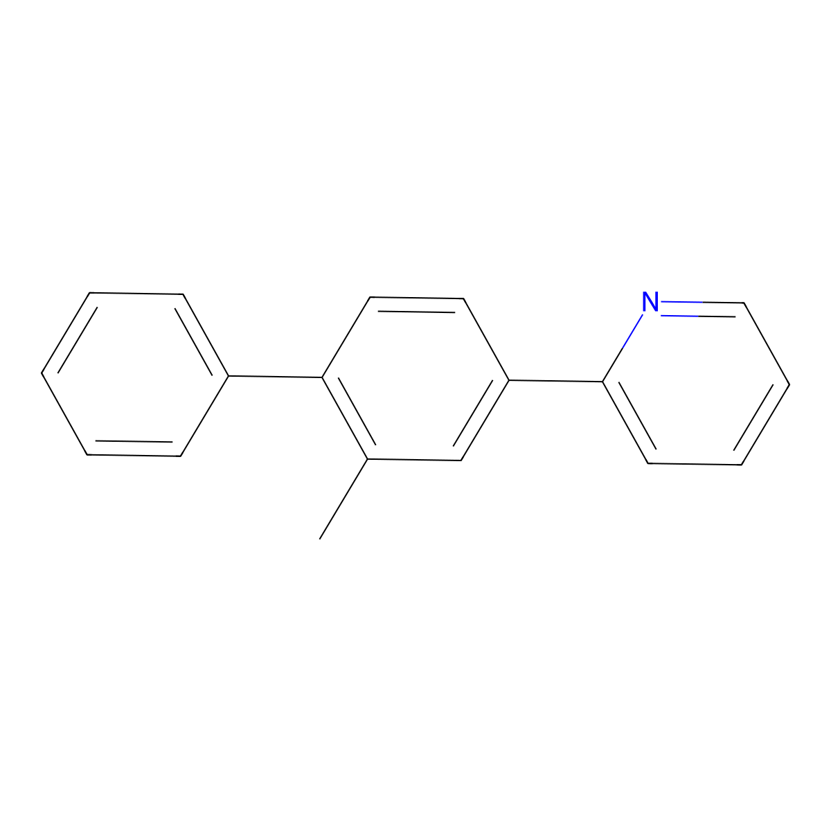 2-(2-Methyl[1,1'-biphenyl]-4-yl)pyridine molecular structure, CAS 1686126-86-2