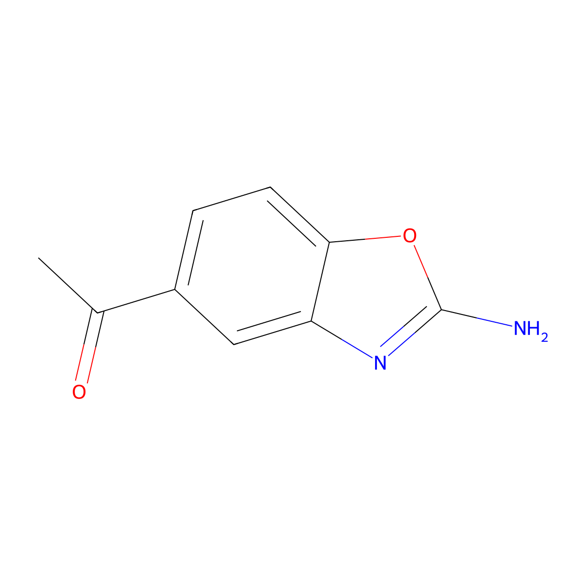 1-(2-Aminobenzo[d]oxazol-5-yl)ethanone molecular structure, CAS 1686143-08-7