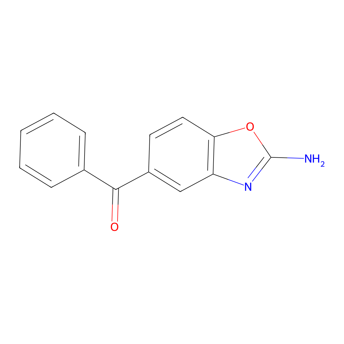 5-Benzoyl-1,3-benzoxazol-2-amine molecular structure, CAS 1686143-09-8