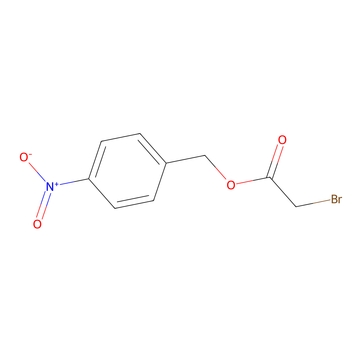 4-Nitrobenzyl bromoacetate molecular structure, CAS 16869-24-2