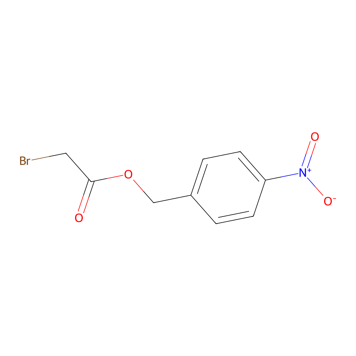4-Nitrobenzyl bromoacetate molecular structure, CAS 16869-24-2