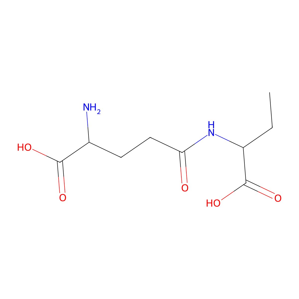 gamma-Glutamyl-alpha-aminobutyrate molecular structure, CAS 16869-42-4