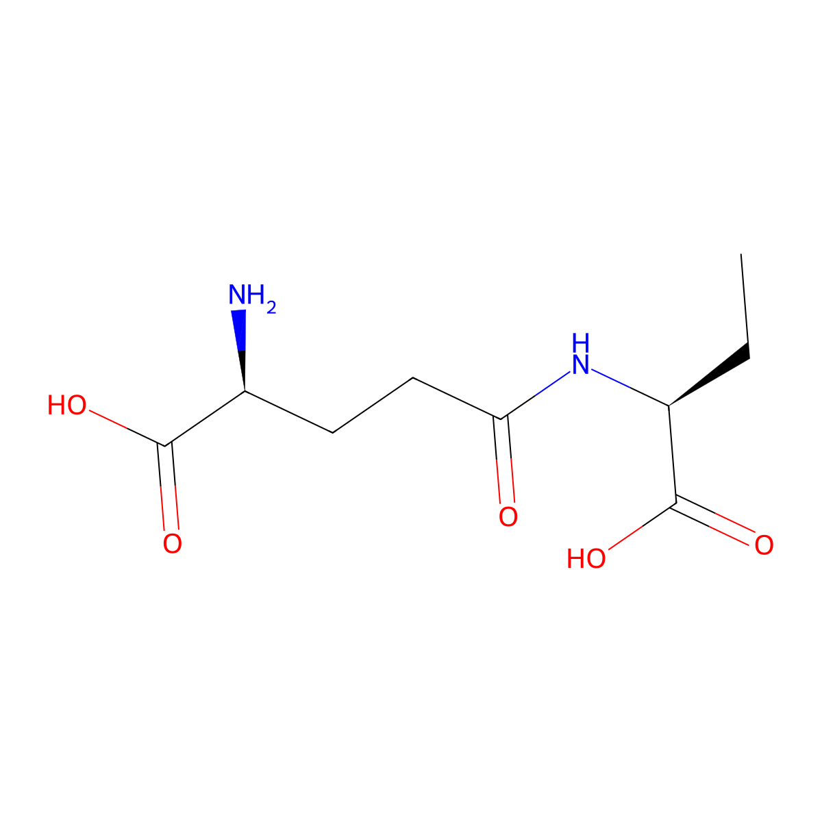 gamma-Glutamyl-alpha-aminobutyrate molecular structure, CAS 16869-42-4