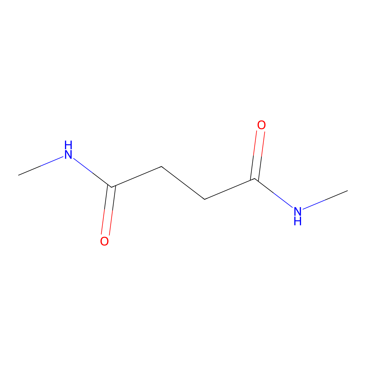 n,n'-Dimethylbutanediamide molecular structure, CAS 16873-50-0