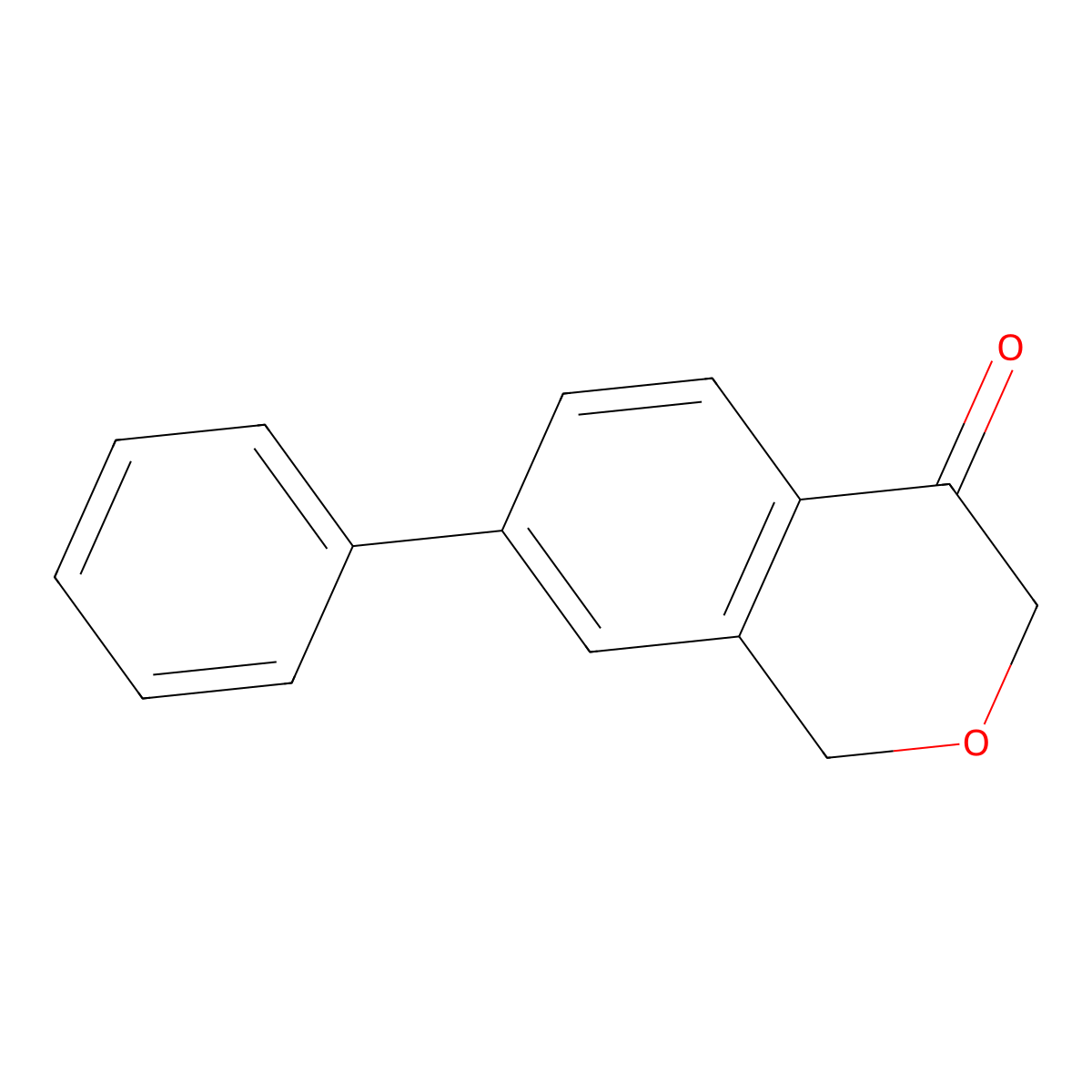 7-Phenylisochroman-4-one molecular structure, CAS 168759-57-7