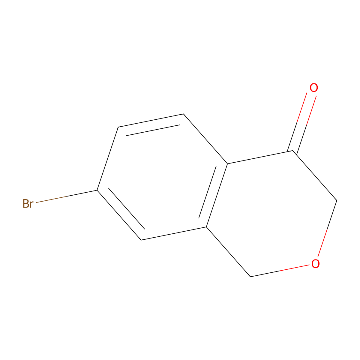 7-Bromoisochroman-4-one molecular structure, CAS 168759-64-6