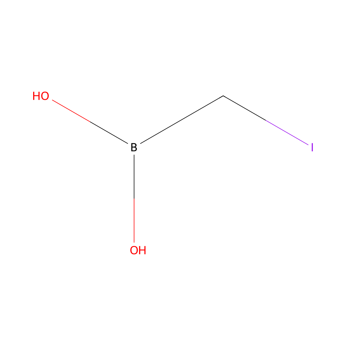 (Iodomethyl)boronic acid molecular structure, CAS 16876-23-6