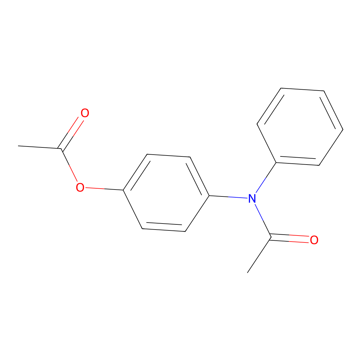 4-(N-Phenylacetamido)phenyl acetate molecular structure, CAS 16882-88-5