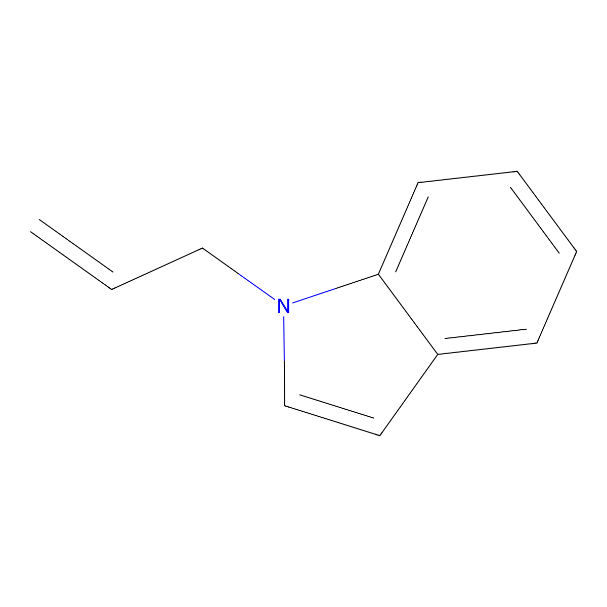 1-(Allyl)-1H-indole molecular structure, CAS 16886-08-1