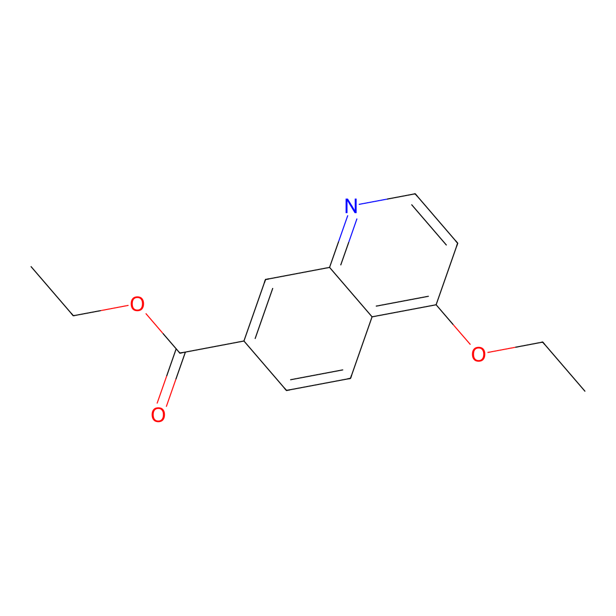 Ethyl 4-ethoxyquinoline-7-carboxylate molecular structure, CAS 1688656-69-0