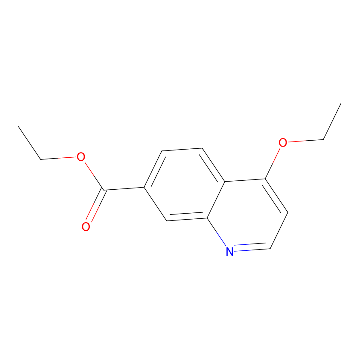 Ethyl 4-ethoxyquinoline-7-carboxylate molecular structure, CAS 1688656-69-0