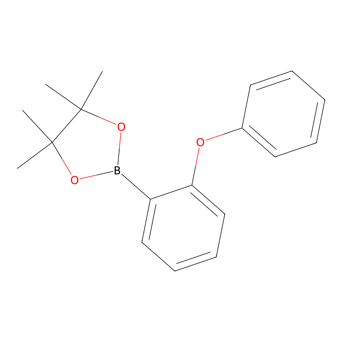 4,4,5,5-Tetramethyl-2-(2-phenoxyphenyl)-1,3,2-dioxaborolane molecular structure, CAS 1688671-98-8