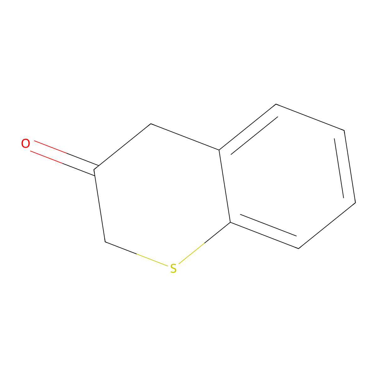 Thiochroman-3-one molecular structure, CAS 16895-58-2